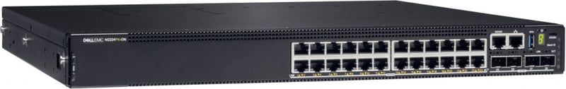 DELL N2224PX-ON Managed L3 Gigabit Ethernet (10/100/1000) Power over Ethernet (PoE) 1U Schwarz