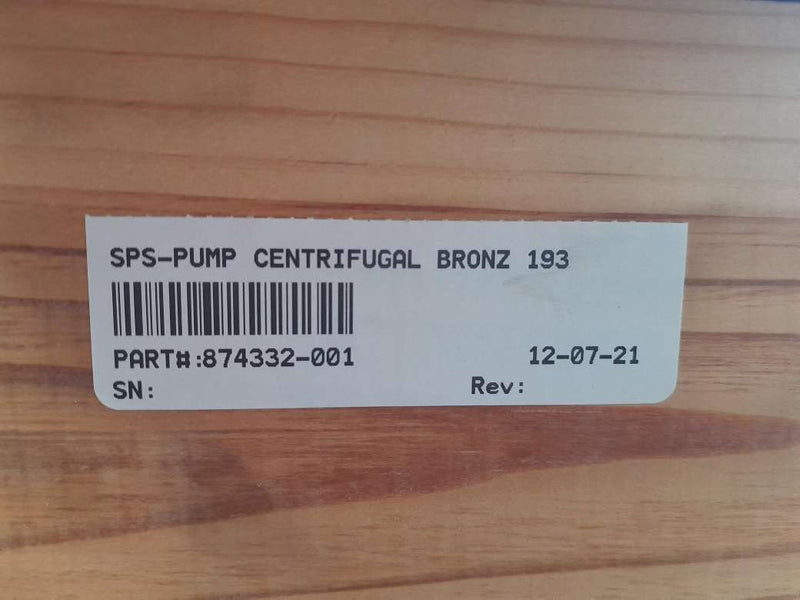 HP Centrifugaal brons 193050 189688 Scot pomp + motor 36G687S040G1 874332-001