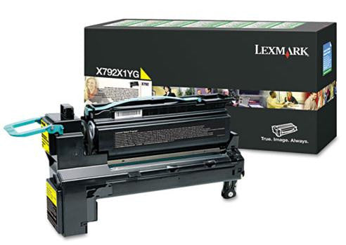 Lexmark X792X1YG tonercartridge 1 stuk(s) Origineel Geel