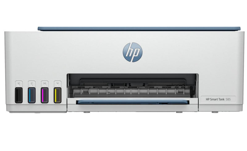 HP Smart Tank 585 All-in-One Printer, Home and home office, Print, copy, scan, Wireless; High-volume printer tank; Print from phone or tablet; Scan to PDF