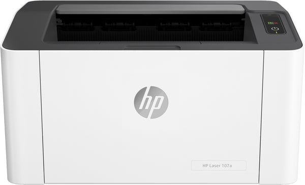 HP Laser 107a, Zwart-wit, Printer voor Kleine en middelgrote ondernemingen, Print