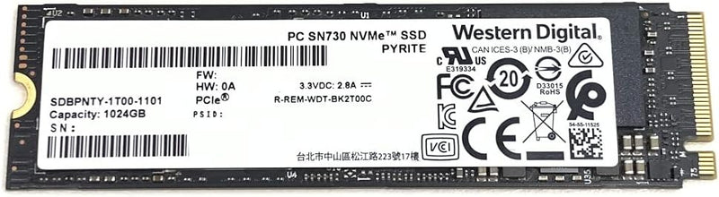 WESTERN DIGITAL 1TB SSD-PC SN730 SDBPNTY-1T00-1106