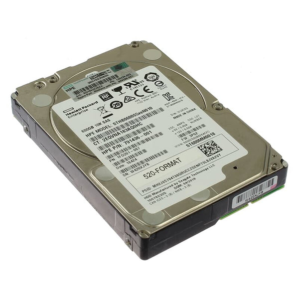 HP Festplatte 600 GB HDD SAS 10K 520FMT VCSG 844288-001