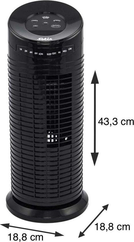 Solis 970.97 ventilator Zwart