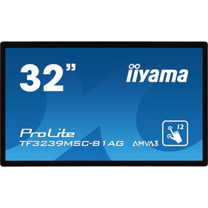 iiyama ProLite TF3239MSC-B1AG Computermonitor 80 cm (31,5 Zoll) 1920 x 1080 Pixel Full HD LED Touchscreen Multi-User Schwarz