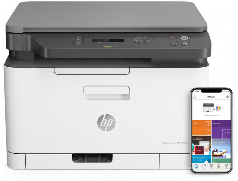 HP Color Laser MFP 178nw, couleur, imprimante pour l'impression, la copie, la numérisation, la numérisation au format PDF