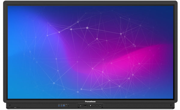 Promethean ActivPanel 9 tableau blanc interactif 190,5 cm (75") 3840 x 2160 pixels Écran tactile Noir