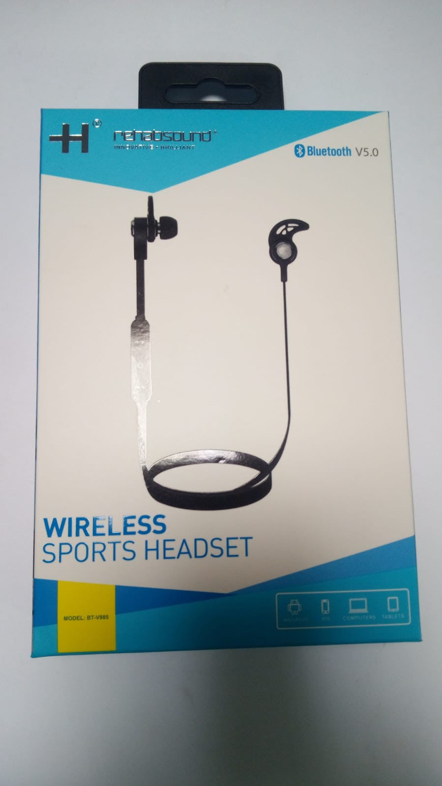 IBROZ Casque Sportif Bluetooth V985 HB-EARV985-BK 