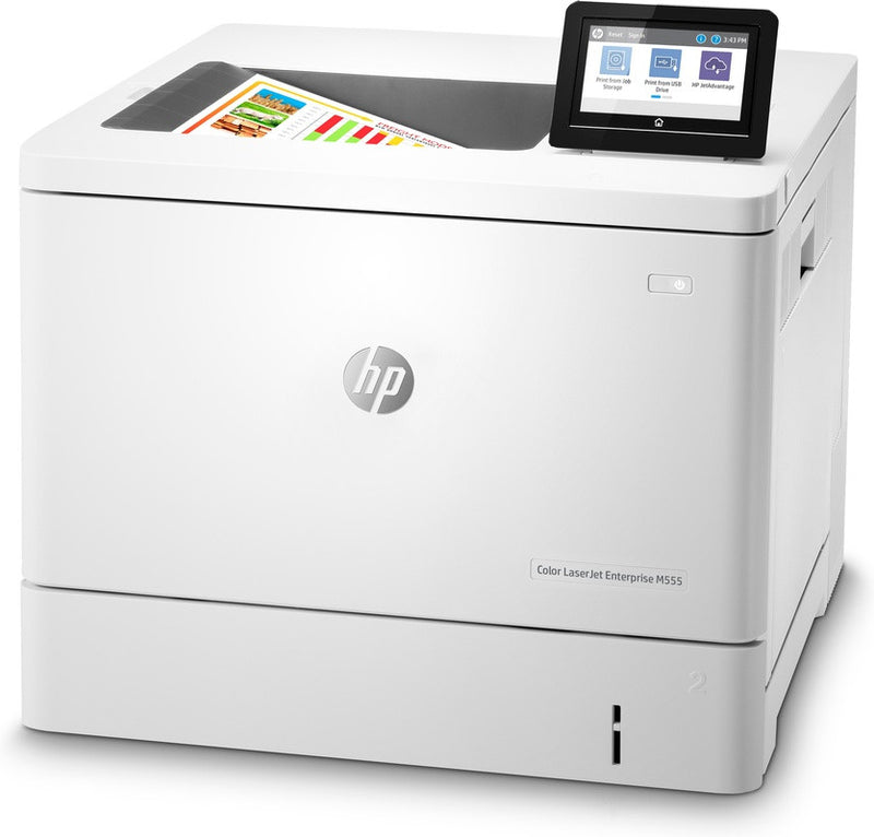 HP Color LaserJet Enterprise M555dn, impression, impression recto verso