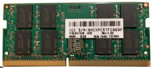 HP gnrc-sodimm 16 GB 2666 MHz 1,2 V DDR4 937438-852