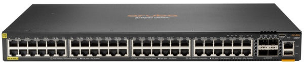 Aruba 6300F 48 ports 1GbE classe 4 PoE et 4 ports SFP56 Géré L3 Gigabit Ethernet (10/100/1000) Alimentation via Ethernet (PoE) 1U Gris