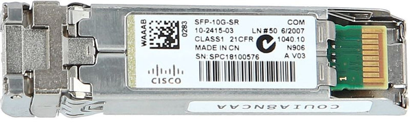 CISCO SFP+ Transceiver-Modul 10 Gigabit Ethernet SFP-10G-SR