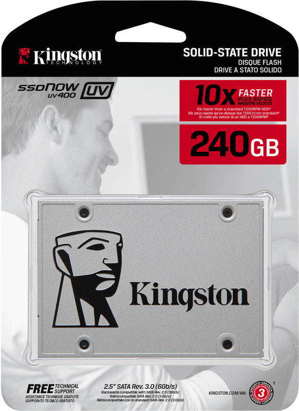 Kingston Technology SSDNow UV400 240 GB 2.5" SATA III TLC