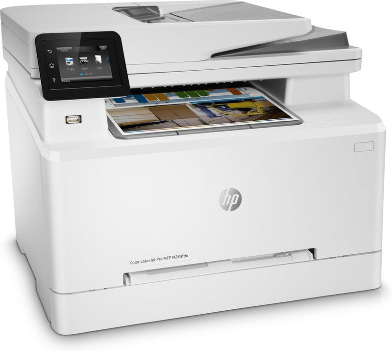 HP Color LaserJet Pro MFP M282nw, Printen, kopiëren, scannen, Printen via USB-poort aan voorzijde; Scannen naar e-mail; ADF voor 50 vel ongekruld