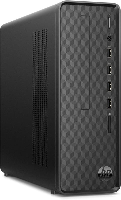 HP Slim Desktop S01-pF1000nd Intel® Core™ i3 i3-10100 8 GB DDR4-SDRAM 256 GB SSD NVIDIA® GeForce® GT 730 Windows 10 Home Mini Tower PC Schwarz