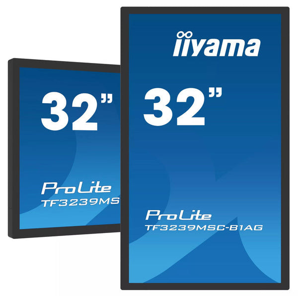 iiyama ProLite TF3239MSC-B1AG Computermonitor 80 cm (31,5 Zoll) 1920 x 1080 Pixel Full HD LED Touchscreen Multi-User Schwarz