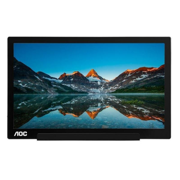 AOC 01 Series I1601FWUX computer monitor 39,6 cm (15.6") 1920 x 1080 Pixels Full HD LED Zilver, Zwart