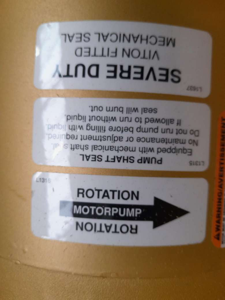 HP Centrifugaal brons 193050 189688 Scot pomp + motor 36G687S040G1 874332-001