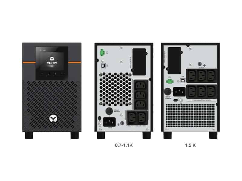 Vertiv Liebert EDGE-1500IMT UPS Line-interactive 1,5 kVA 1350 W 5 AC-uitgang(en)