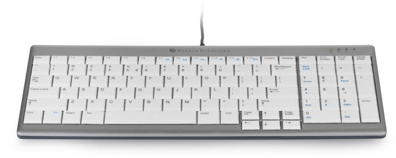 BakkerElkhuizen UltraBoard 960 Standard-Kompaktschlüssel QWERTZ Swiss BNEU960SCCH 