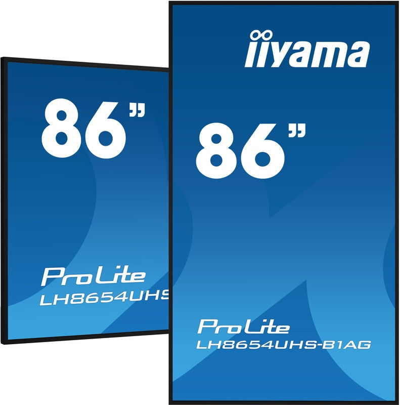 iiyama ProLite To Be Updated computer monitor 2,17 m (85.6") 3840 x 2160 Pixels 4K Ultra HD LED Zwart