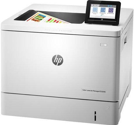 HP Color LaserJet Managed E55040dn, Color, Printer voor Print, Dubbelzijdig printen; Energiezuinig