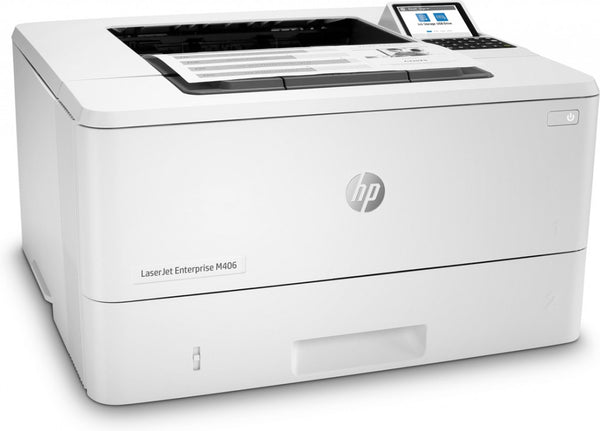 HP LaserJet Enterprise M406dn, Zwart-wit, Printer voor Bedrijf, Print, Compact formaat; Optimale beveiliging; Dubbelzijdig printen; Energiezuinig; Printen via USB-poort aan voorzijde