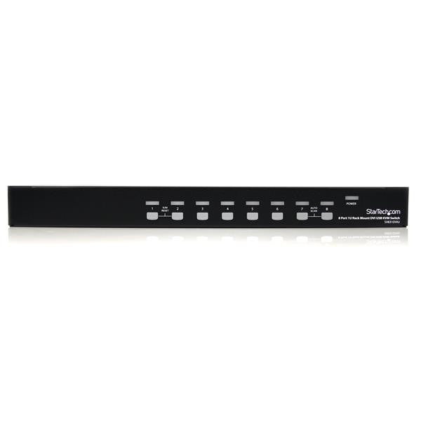 StarTech.com 8-poort 1U-Rack DVI USB KVM-switch