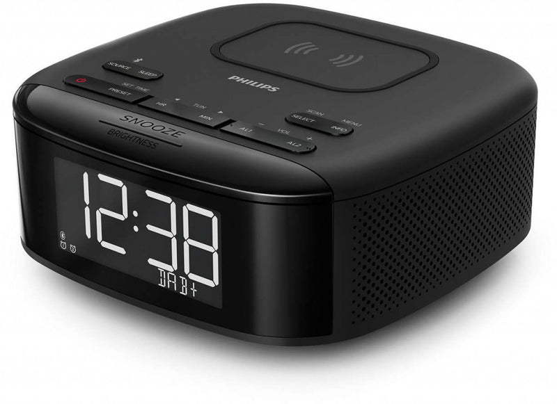 PHILIPS Chargement sans fil et USB Bluetooth da Radio-réveil TAR7705/10 