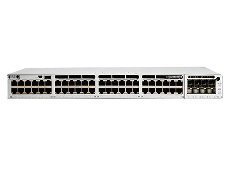 CISCO Catalyst 9300 48-Port-Netzwerkvorteil – keine Blindfront, kein Netzteil 3XFANS C9300-48UXM-A-QPV02 