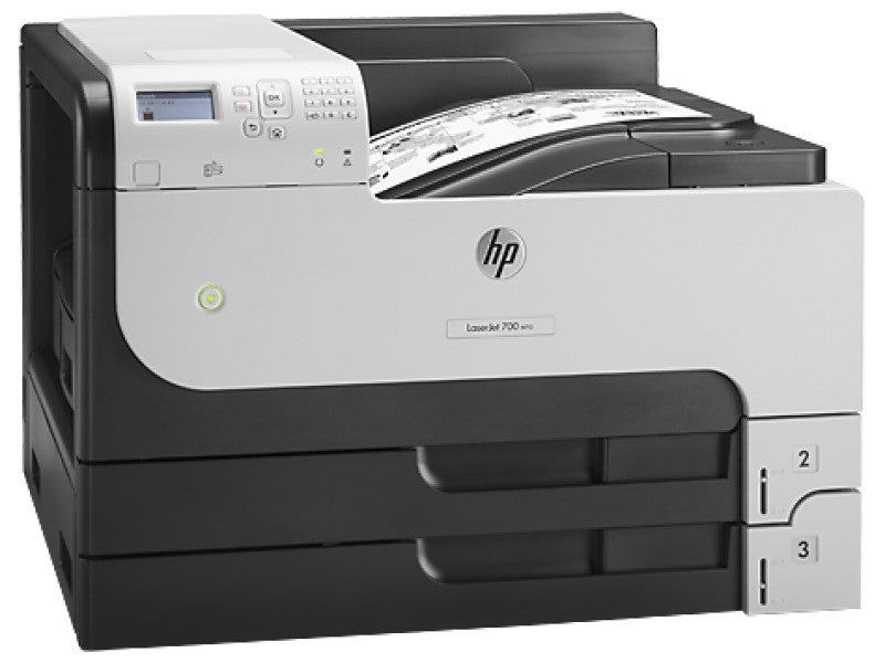 HP LaserJet Enterprise 700 printer M712dn, Black and white, Business printer, Print, Print via the front USB port; Double-sided printing